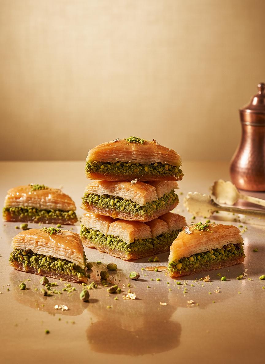 Baklawa aux Pistaches Assea – AL SSALAM – 1kg