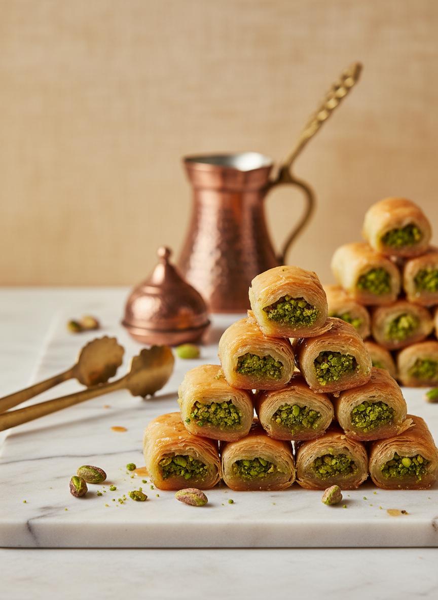 Baklawa aux Pistaches Kol & Shkor – AL SSALAM – 1kg