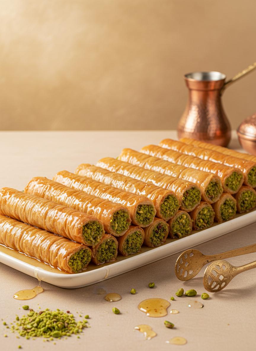 Roulé aux Pistaches (Grand) – AL SSALAM – 1kg