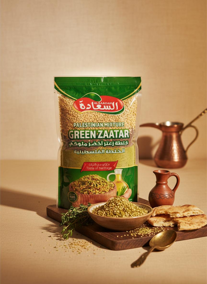 Zaatar Vert Recette Palestinienne – AL SAADA – 400g