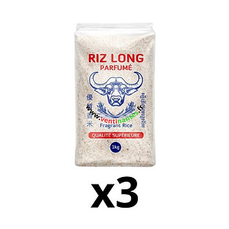 Riz long parfumé x3 BUFFALO 3kg
