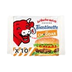 Fromage cheddar 10 tranches LA VACHE QUI RIT 200g