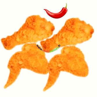 Ailes croustillantes épicées halal 800g