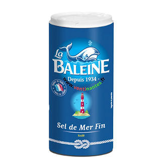Sel fin iodé LA BALEINE 500g